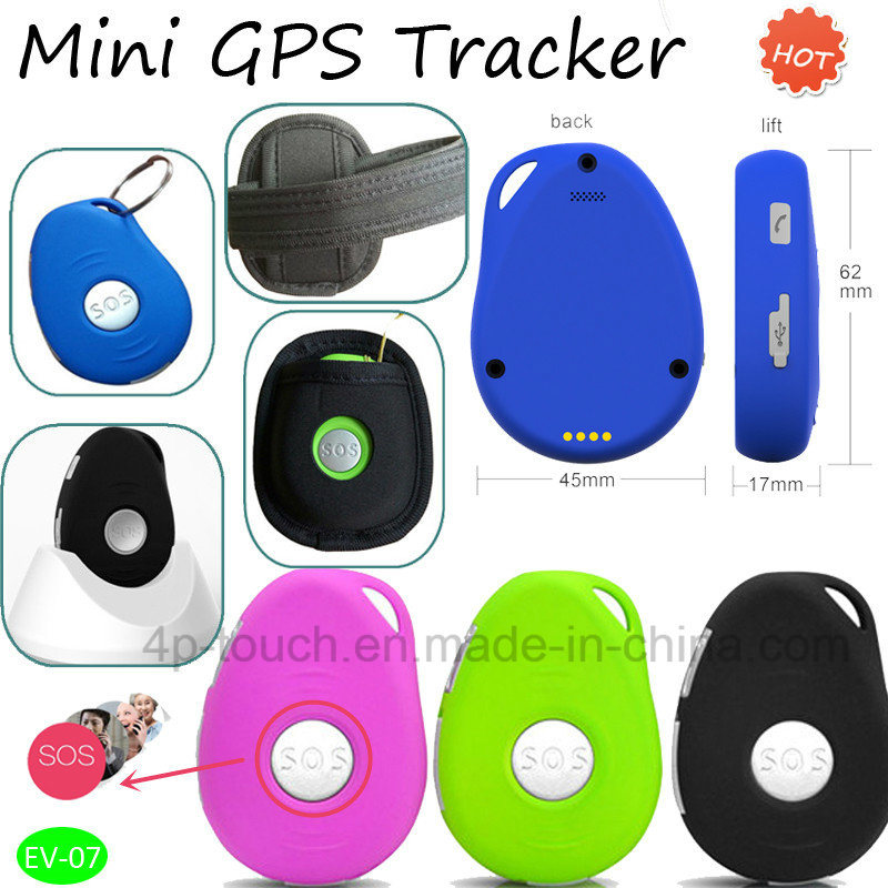 Hot Selling Mini GPS Tracker with IP66 Waterproof & Sos (EV07)