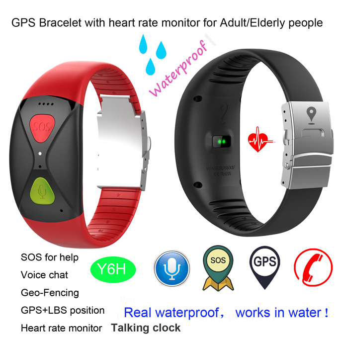 GPS Bracelet with heart rate and SOS