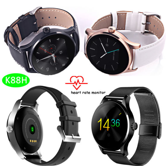 Fashionable Bluetooth Intelligent Watch with IP54 Waterproof (K88H)