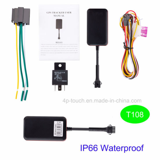 Waterproof 2G GPS Tracker for Car with Remote Oil Circuit Cut T108