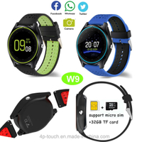 Round screen hot Selling Smart Bluetooth Watch Phone with Camera W9
