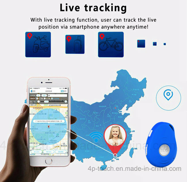 IP66 Waterproof Personal GPS Tracker with Dock Charging Station (EV07)