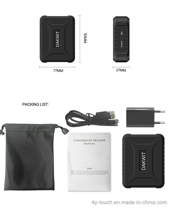 Vehicle/Goods GPS Tracker with Low Battery Alarm T800b