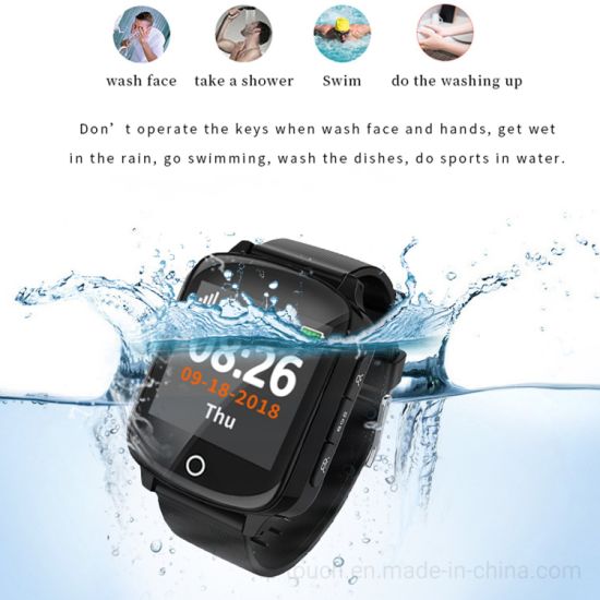 IP67 waterproof Senior Tracking GPS with Heart Rate and Blood Pressure monitor D28W