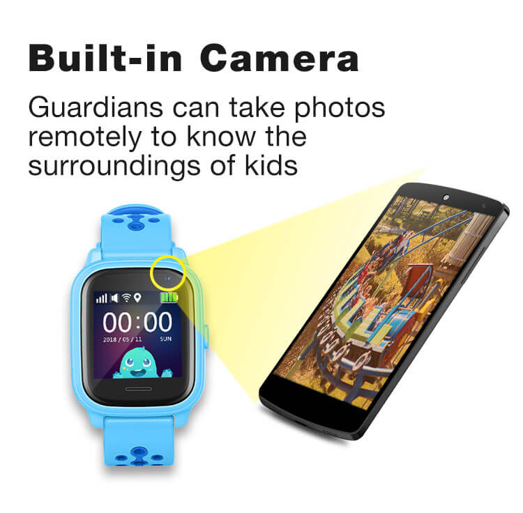 2G IP67 Waterproof Smart GPS Watch Tracker for Kids School Boys