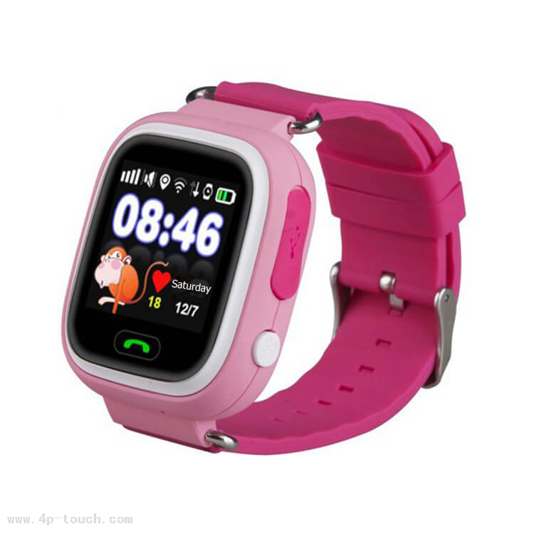 Quality GSM Kids GPS Watch Tracker with Take off Alarm Alert D15