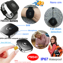 Newest 4G Waterproof IP67 tiny Personal Gadget GPS Tracker with Real Time google map location PM04C