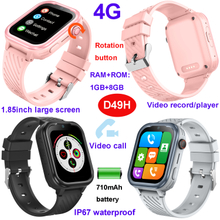 Large screen 4G Waterproof video call Kids Children Watch GPS tracker D49H