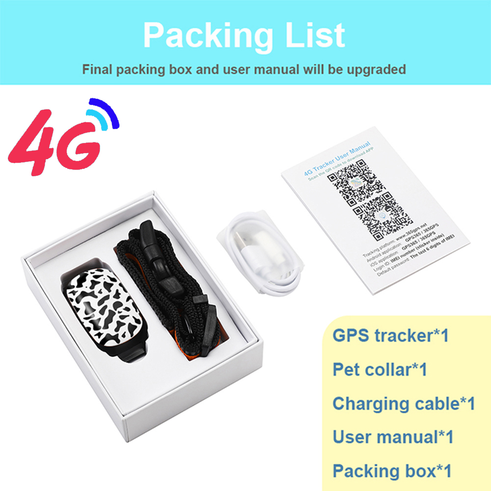 IP67 waterproof 4G pet GPS tracker for dog animal Safety Y34