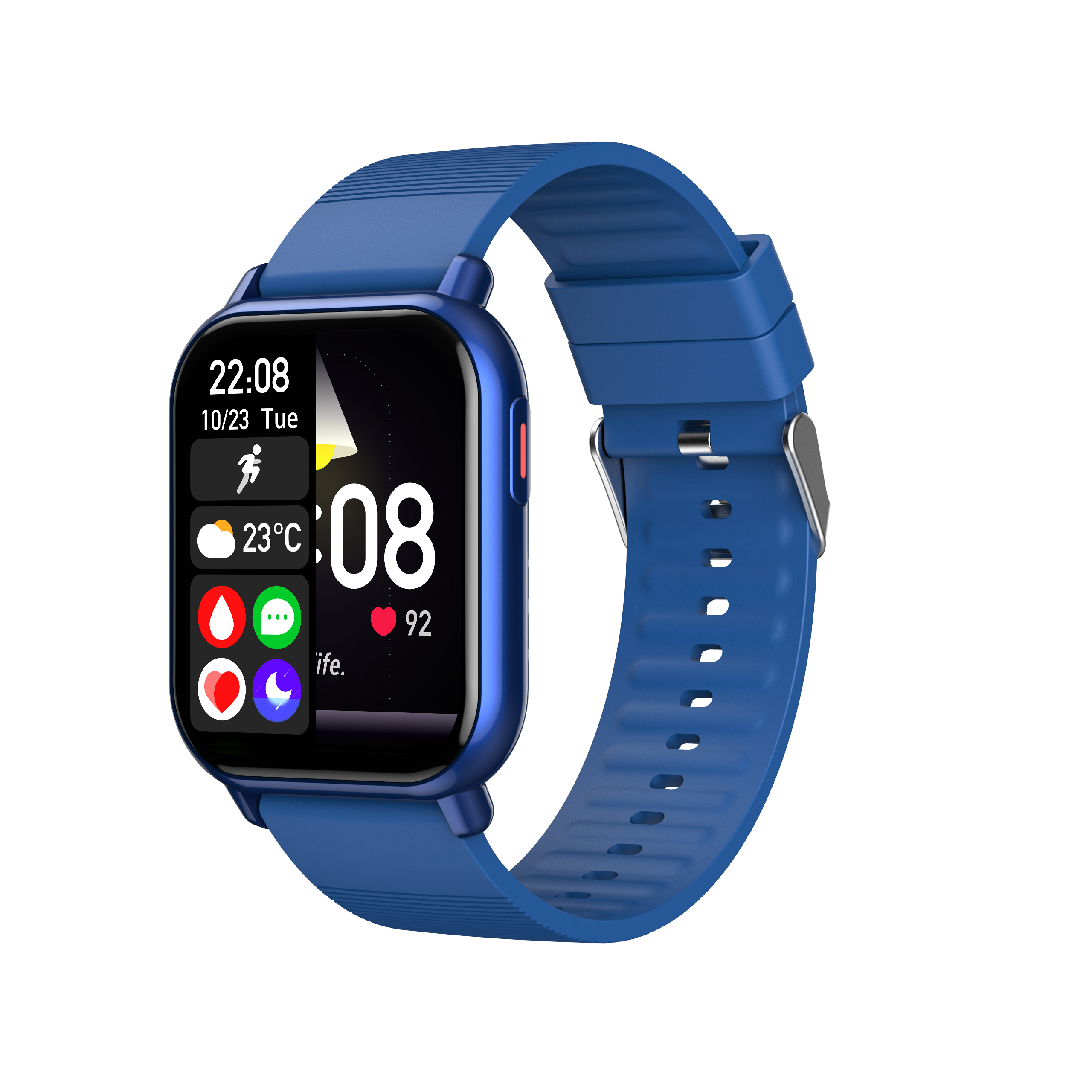 Top Selling IP68 Waterproof Smart Watch with HR BP for Health Monitoring ZW32