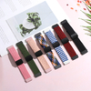 Fashion colorful Nylon woven Watch Band with Magnetic Clasp for kids elderly GPS tracker watch NS03