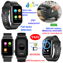 Waterproof Elderly GPS Tracker with heart rate blood pressure Y42U