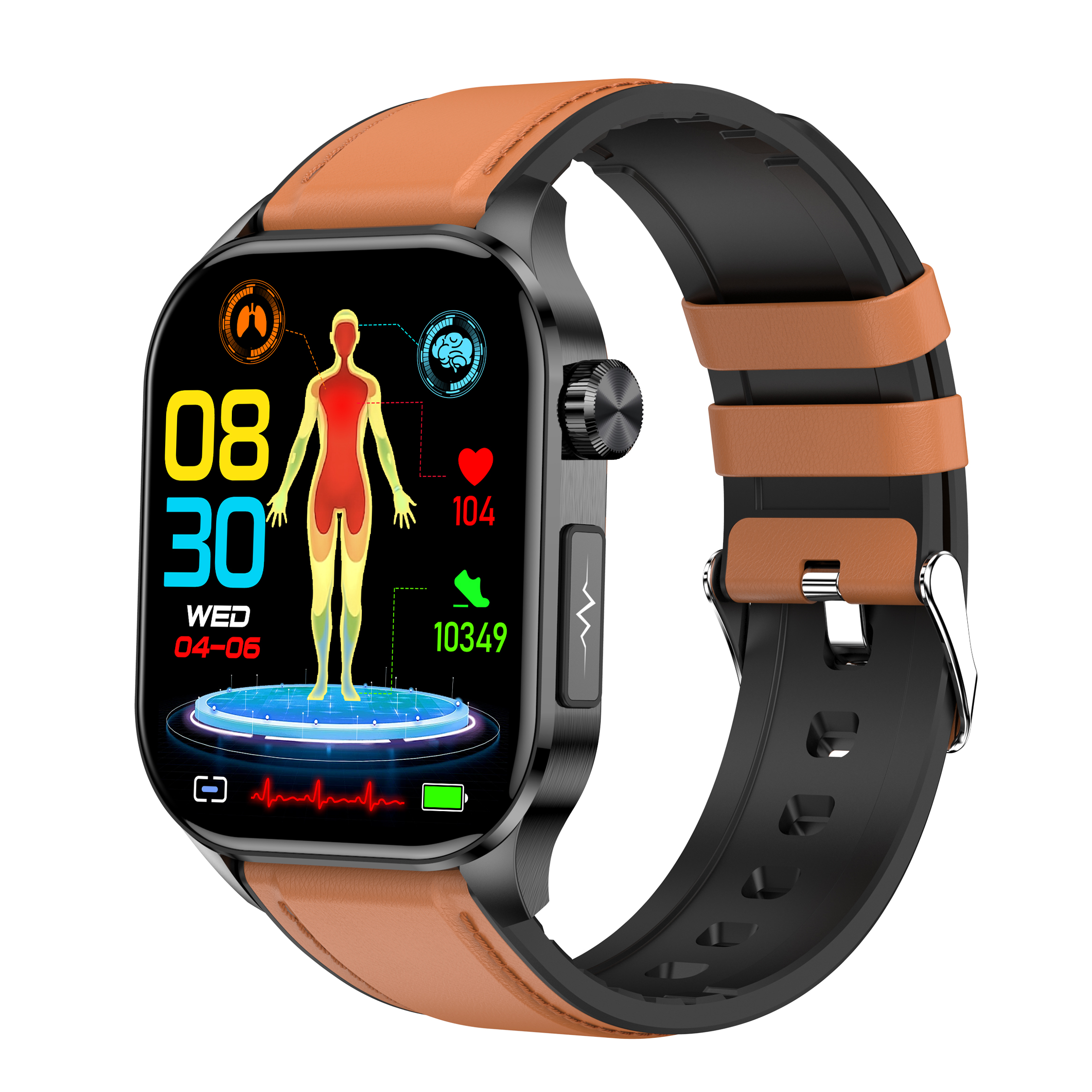 IP68 waterproof elderly healthcare smart senior healthcare bluetooth bracelet E580