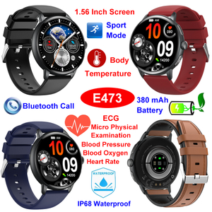 IP68 waterproof ECG SOS Call Smart Bluetooth Watch E473