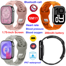 Smart bluetooth watch with HR BP SPO2 sleep monitoring SM11