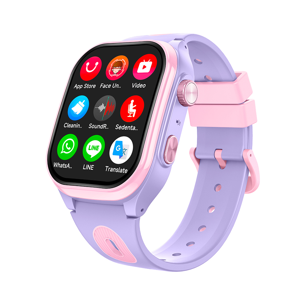 4G kids GPS tracker watch with HD camera and curved screen D43