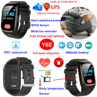 Elderly Safety Smart GPS tracker with Automatic Fall SOS Emergency Alert Y6E