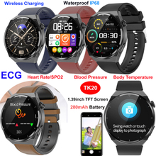 IP68 Waterproof ECG PPG Heart Rate SPO2 Smart Watch TK20