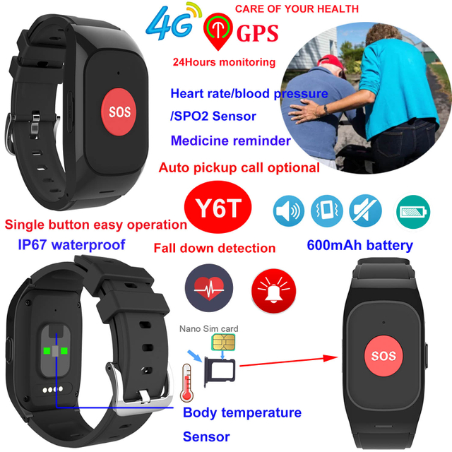 Senior Healthcare GPS Watch