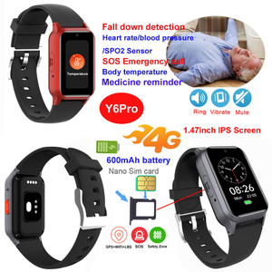 Elderly healthcare smart GPS tracker watch with sleep monitoring