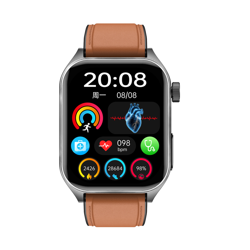 IP68 waterproof elderly smart bluetooth watch with healthcare monitoring T810