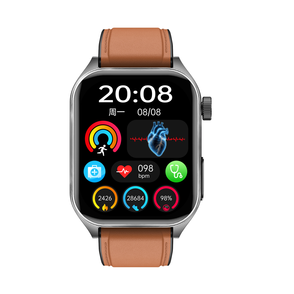 IP68 waterproof elderly smart bluetooth watch with healthcare monitoring T810