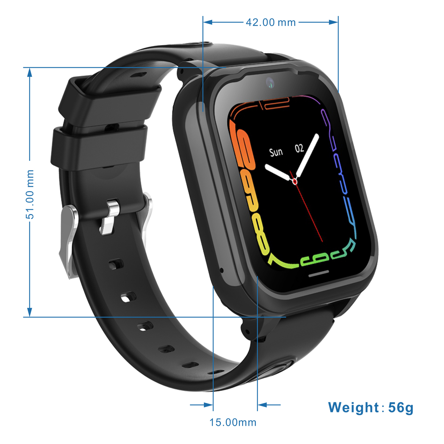 Top quality detachable 4G kids GPS tracker with SOS call D52