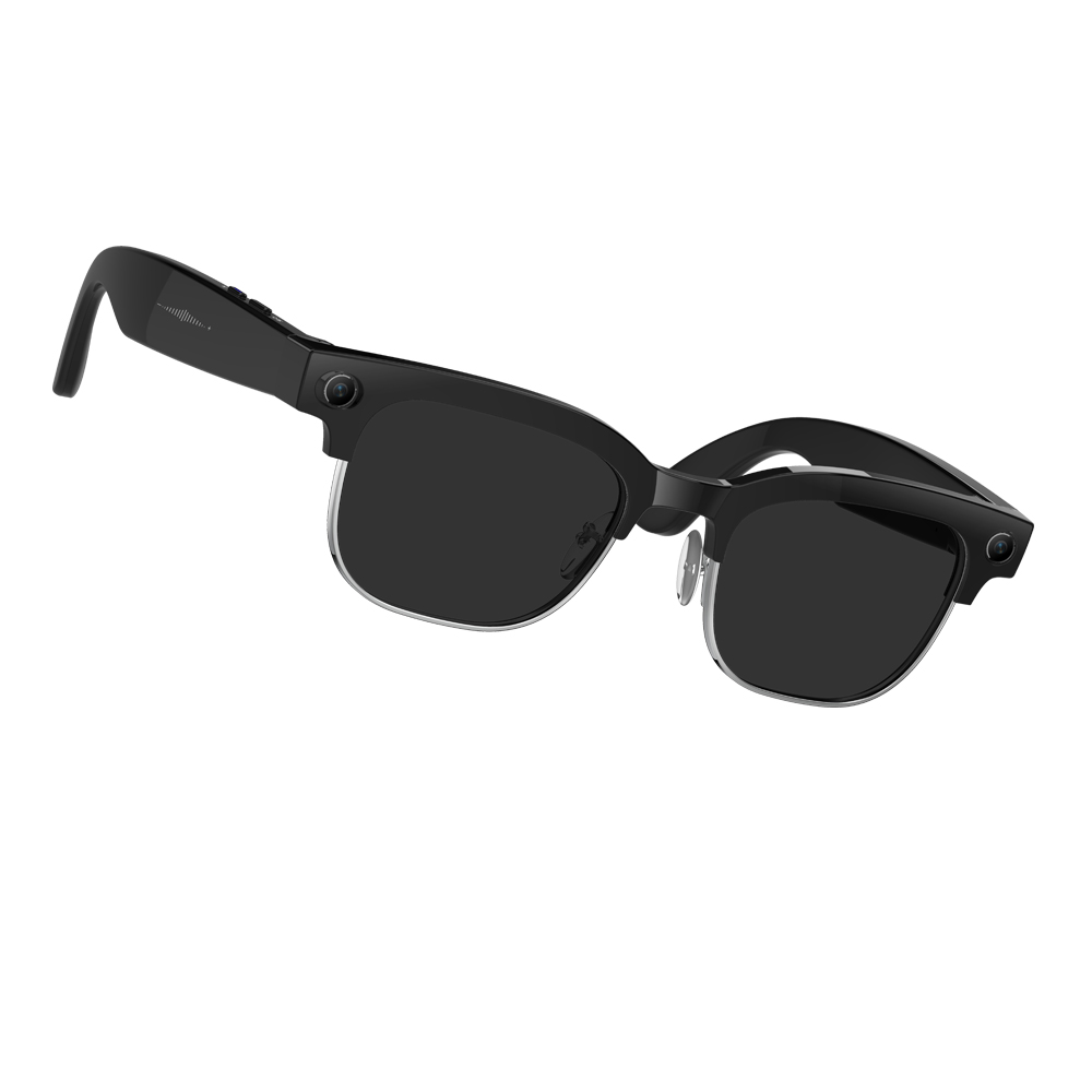 Multi-language translation smart camera glasses with AI voice assistant EG07