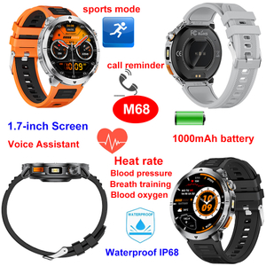 IP68 Waterproof BT smart bracelet with healthcare monitor M68