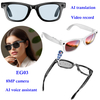 Smart bluetooth glasses with video record AI translation EG03