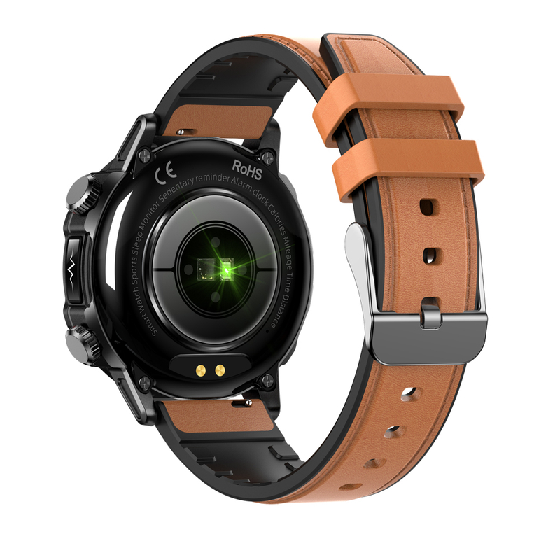 IP68 waterproof smart bluetooth watch with HR BP SPO2 monitor E482