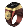 Muslim Qibla ZIKR Prayer Reminder fashion bluetooth smart Counter ring T101