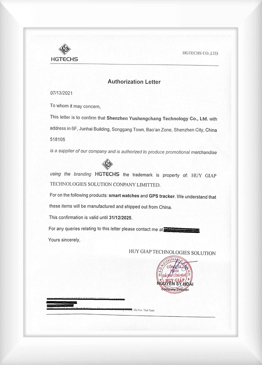 Hoai Vietnam Authorization Letter
