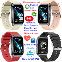 China manufacture IP68 waterproof adult healthcare smart bluetooth bracelet E69