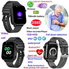 Waterproof 4G Senior health care GPS Watch Tracker D58S