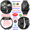 3ATM water resistance smart BT watch with HR breath training K89