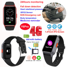  Elderly healthcare smart GPS tracker watch with sleep monitoring