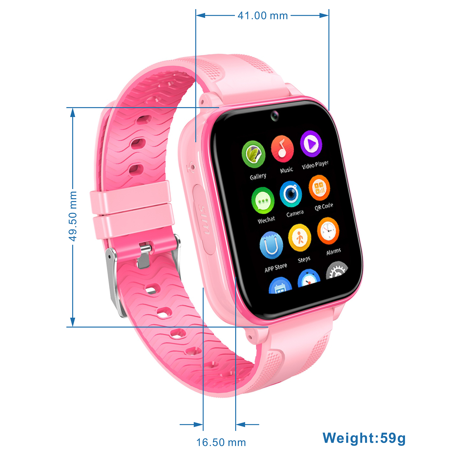 Waterproof 4G Kids GPS Tracker Smart Watch Y48F