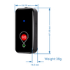 Mini hidden GPS Tracker with take off alert Y45