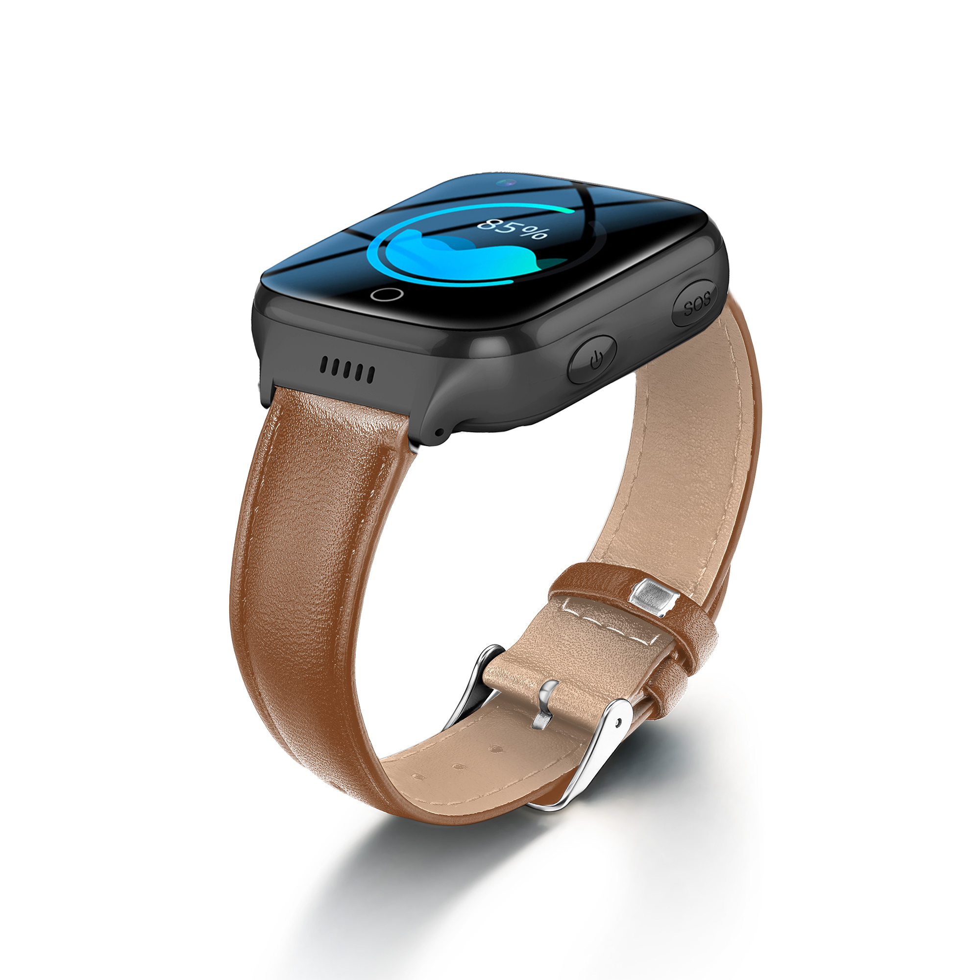 LTE Waterproof Senior GPS Tracker Watch with Fall Down Thermometer D44