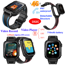 LTE parental control GPS watch tracker with SOS panic button D52C