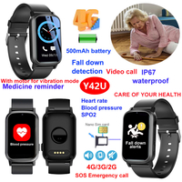 Waterproof Elderly GPS Tracker with heart rate blood pressure Y42U