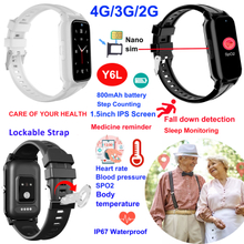4G GPS tracker with HR BP SP02 monitoring for adults healthcare Y6L