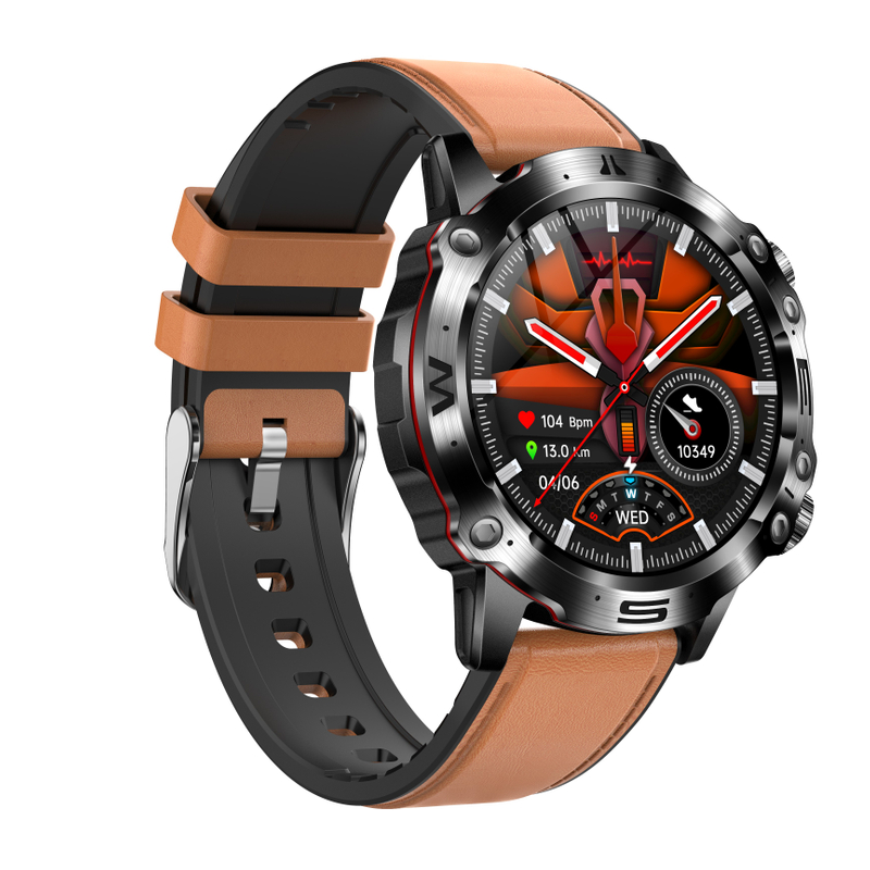 IP68 waterproof smart bluetooth watch with HR BP SPO2 monitor E482