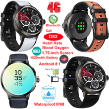 4G IP68 waterproof Nano SIM Card smart phone bluetooth watch D82