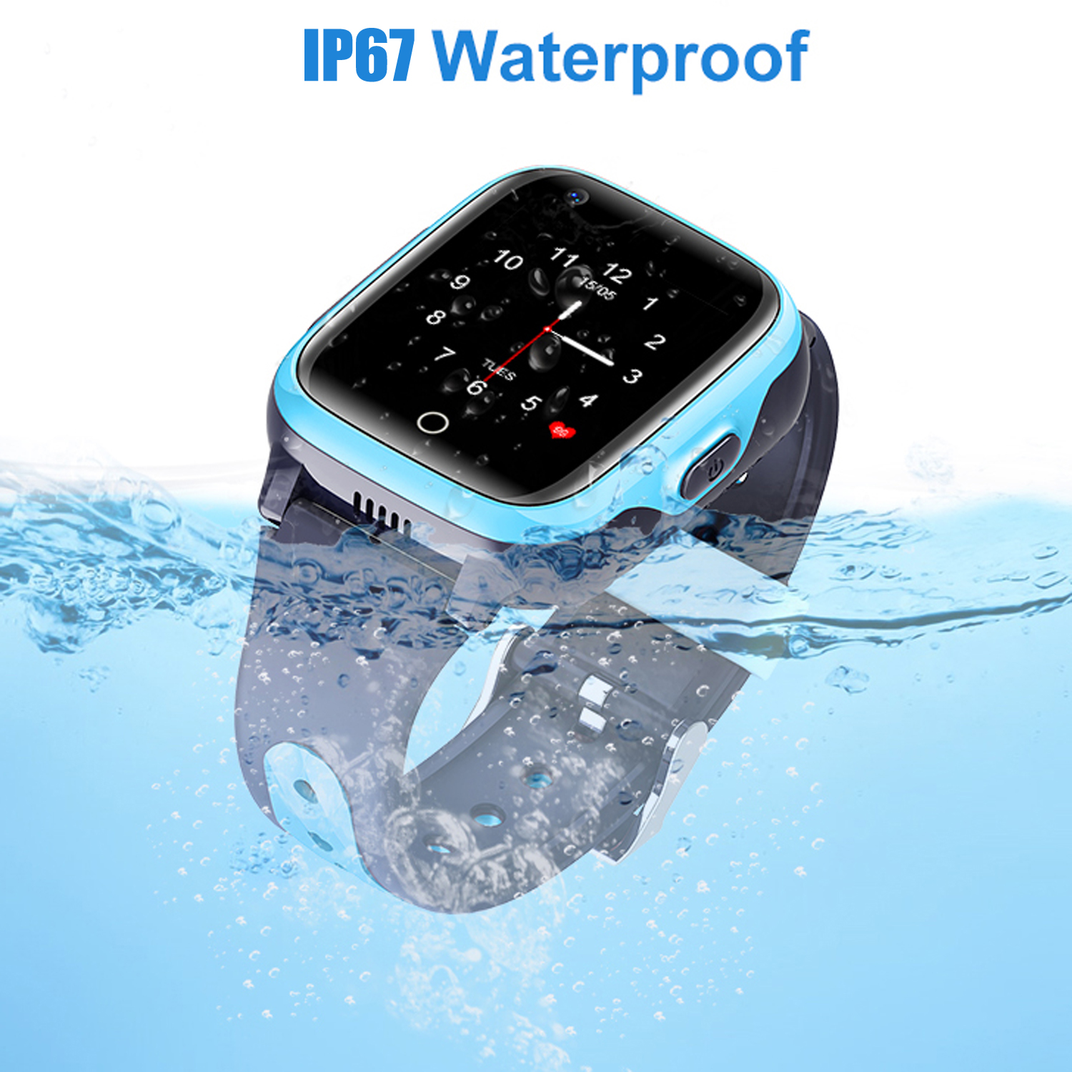 2022 New LTE WiFi Video Call Waterproof SOS Kids GPS Smart Watch 