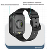 LTE Waterproof Senior GPS Tracker Watch with Fall Down Thermometer D44