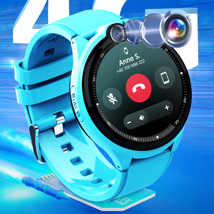 LTE Waterproof Round Screen Android Smart Watch GPS Tracker D48U