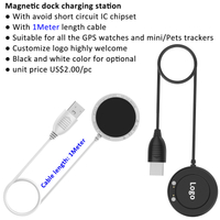 Universal Mini Kids GPS Tracker dock charging station DC01