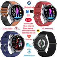 IP68 waterproof gift bluetooth smart bracelet for senior healthcare E472